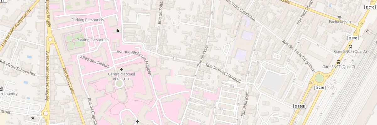 Plan du 7 Rue du Treillot à Niort