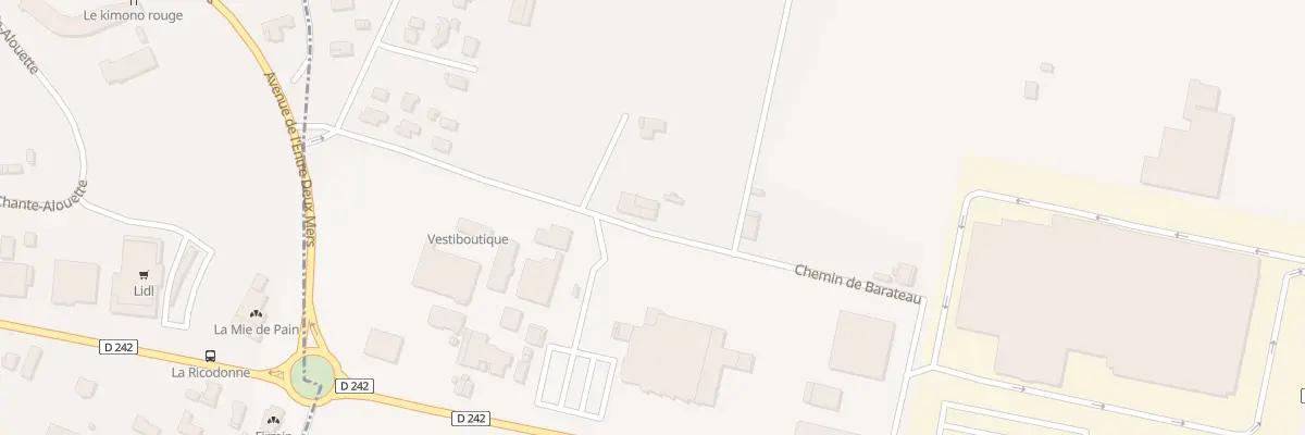Plan du 15B Che de Barateau à Saint-Loubès