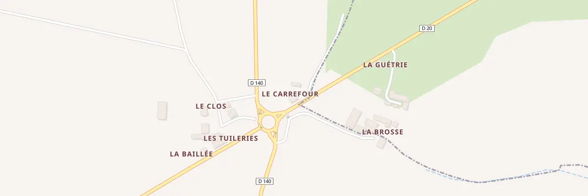 Plan du 75 Rte de Laval à Livet