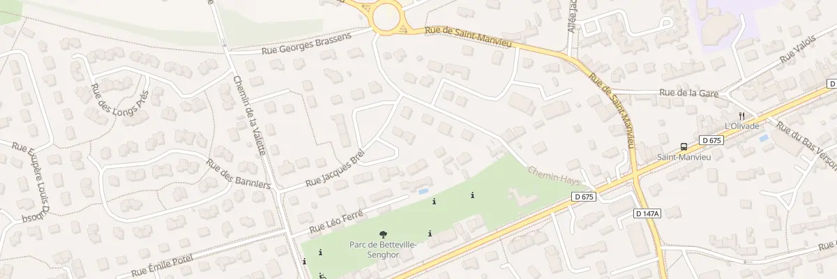 Plan du 22 Rue Jacques Brel à Verson