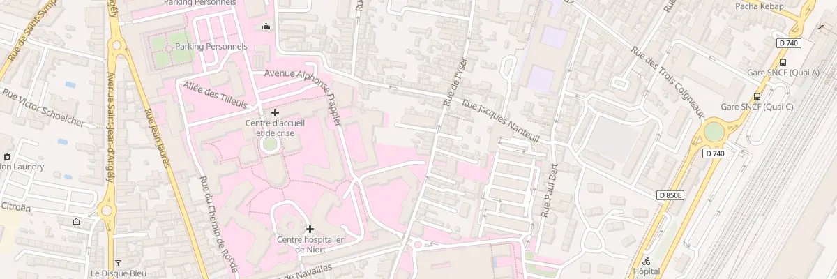 Plan du 80 Rue de l’Yser à Niort