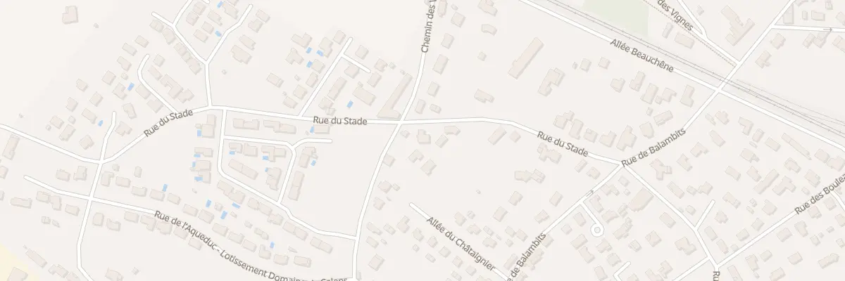 Plan du 22 Rue du Stade à Beautiran