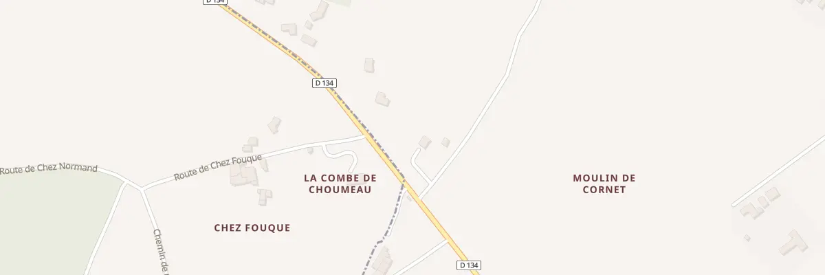 Plan du 2 Fief des Brandes à Saint-Germain-de-Lusignan