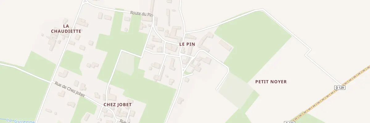 Plan du 14 Rte du Pin à Nantillé