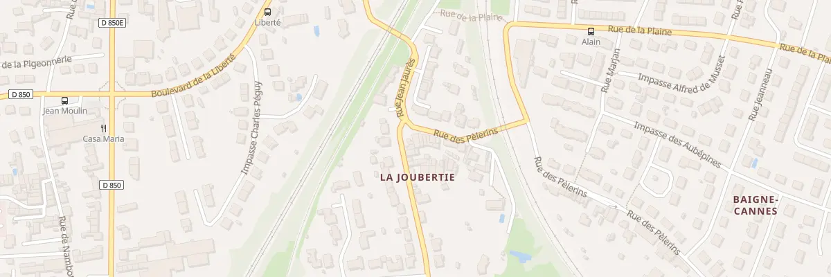 Plan du 2 Rue des Pélerins à Niort