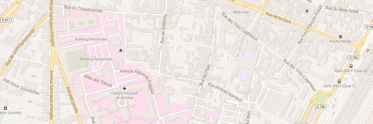 Plan du 56E Rue de l’Yser à Niort