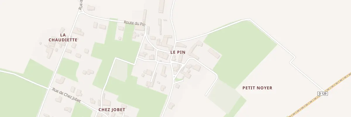 Plan du 1 Rue du Petit Noyer à Nantillé