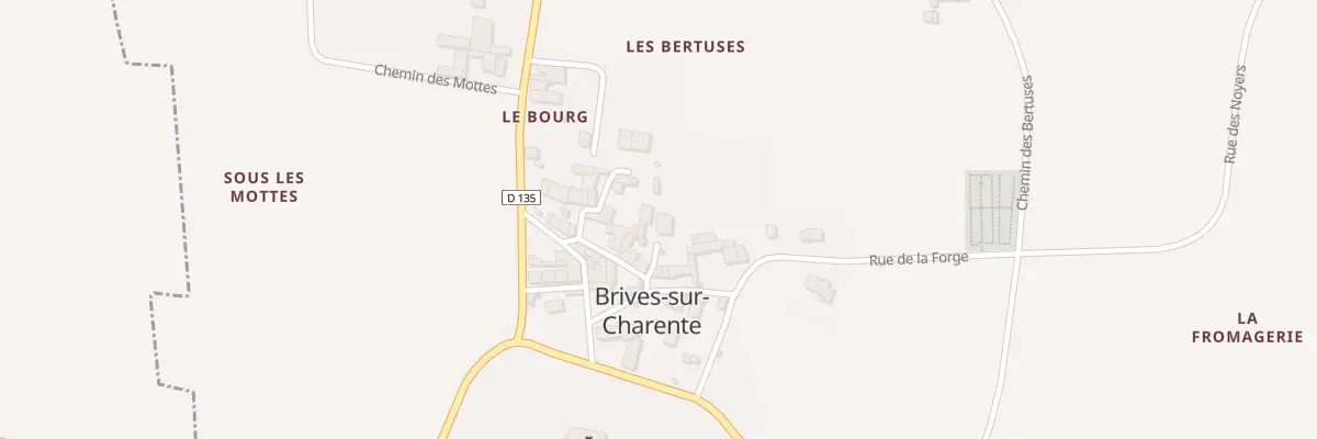 Plan du 2 Imp du Puits à Brives-sur-Charente