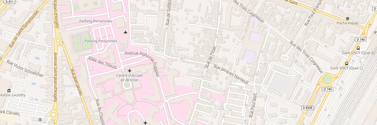 Plan du 13 Rue du Treillot à Niort