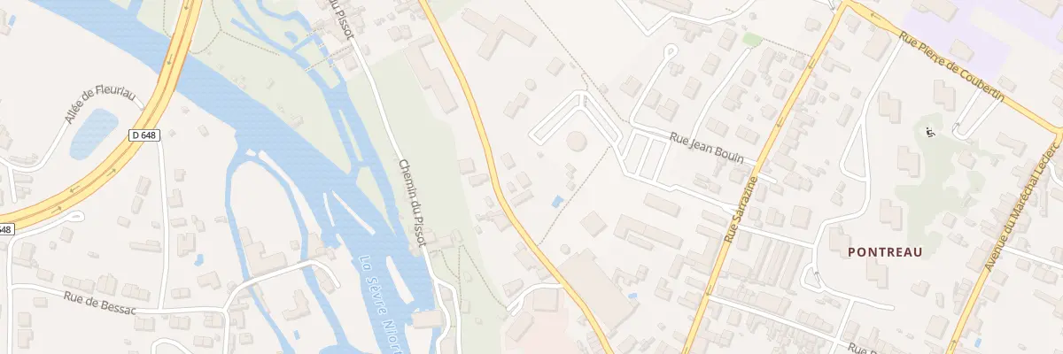 Plan du 18 Rue du Vivier à Niort