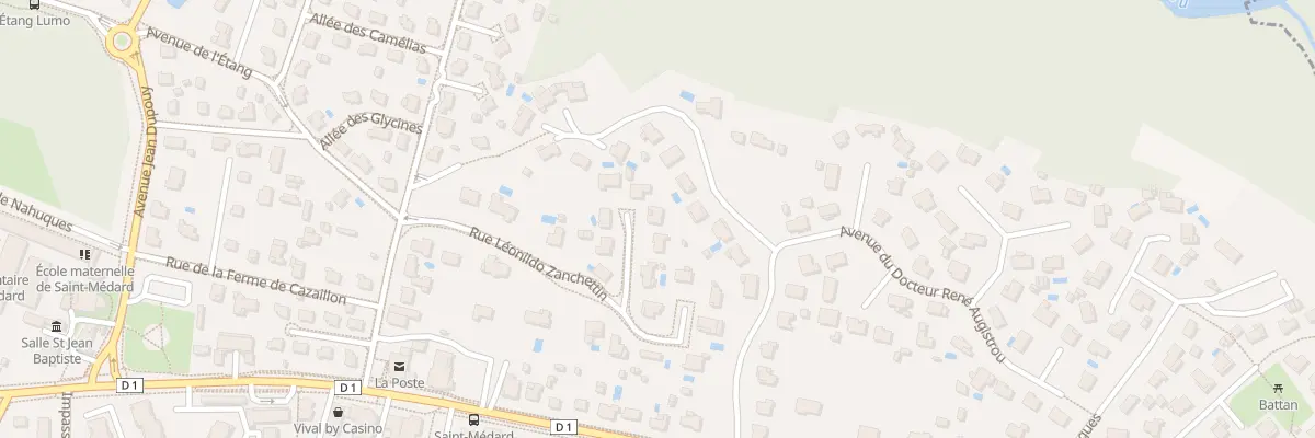 Plan du 6 Imp Léonildo Zanchettin à Mont-de-Marsan