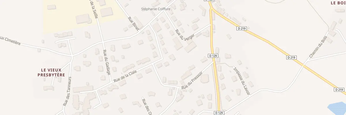 Plan du 9 Rue de la Claie au Horps