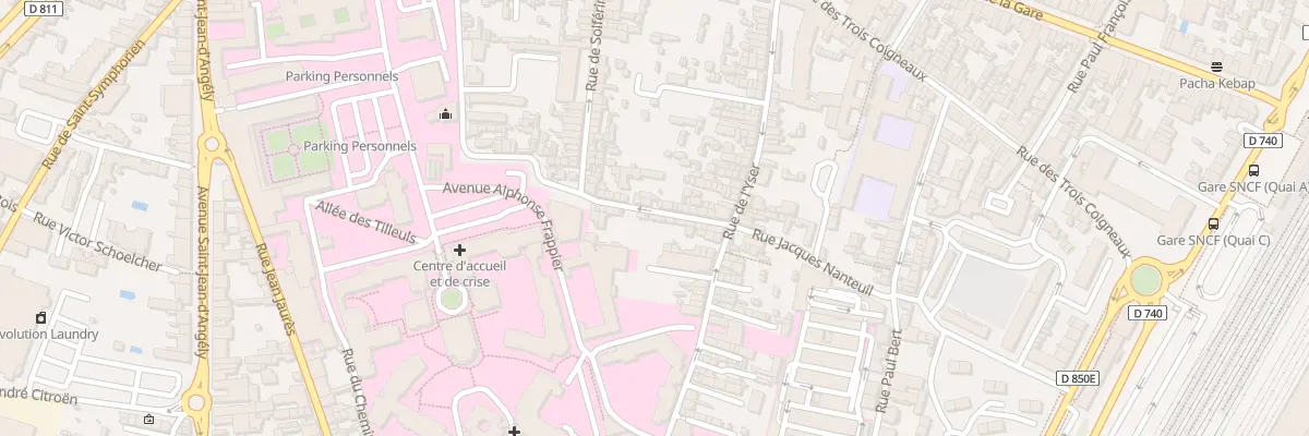 Plan du 15 Rue du Treillot à Niort