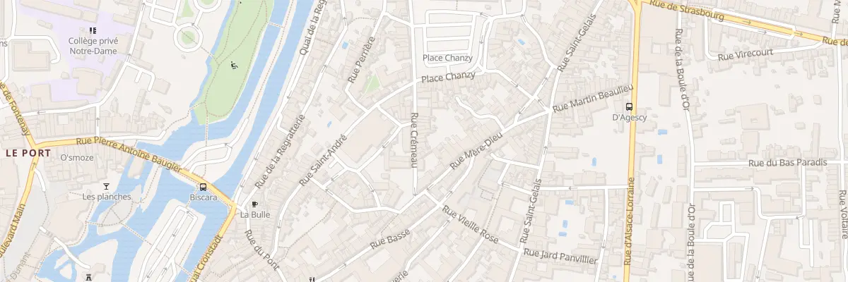 Plan du 16 Rue Crémeau à Niort