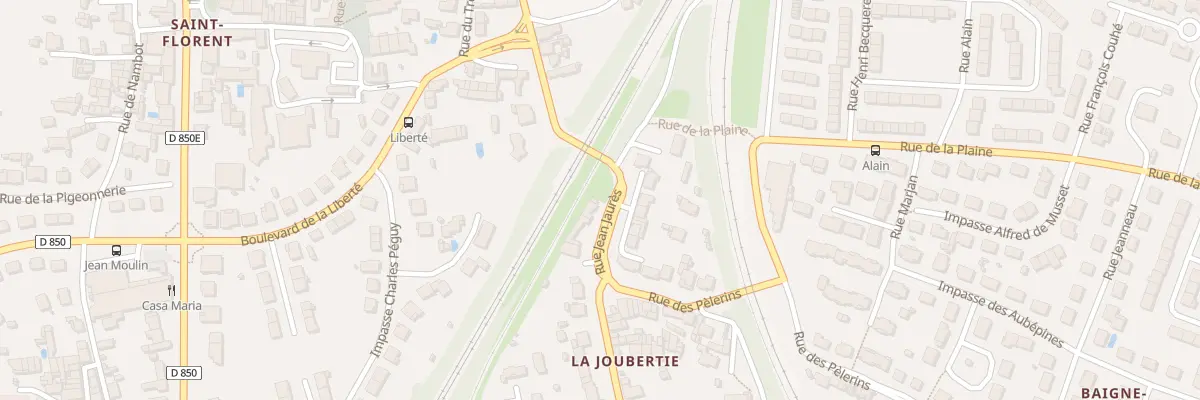 Plan du 154 Rue Jean Jaurès à Niort