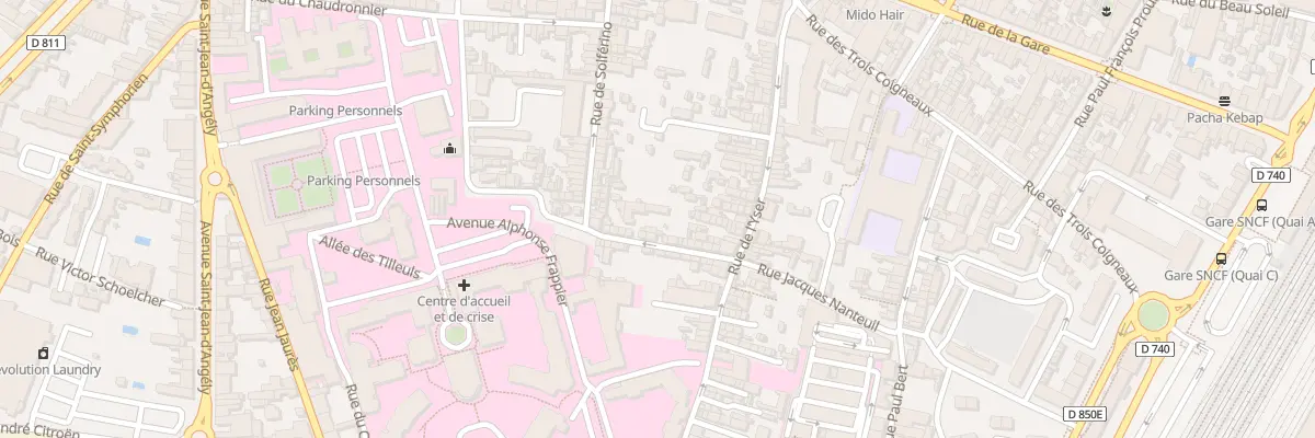 Plan du 22 Rue du Treillot à Niort