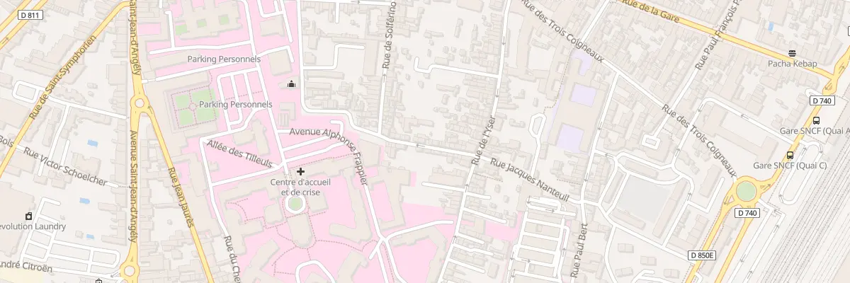 Plan du 20 Rue du Treillot à Niort