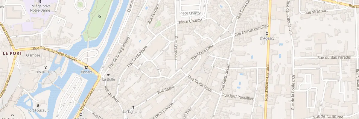 Plan du 12A Rue Crémeau à Niort