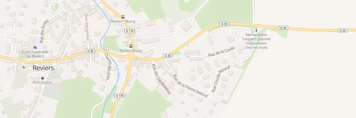 Plan du 6 Rue de la Cavée à Reviers