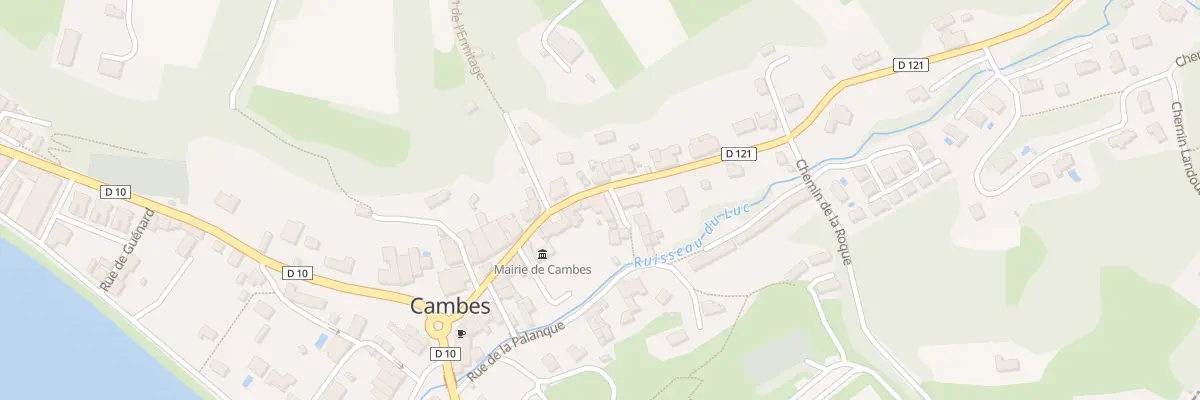 Plan du 21B Rte de Saint Caprais à Cambes