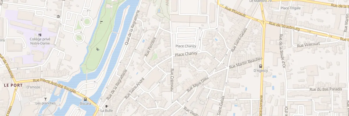 Plan du 36 Rue Crémeau à Niort