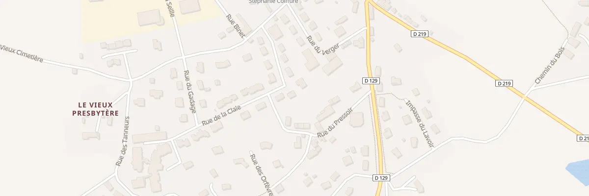 Plan du 11 Rue de la Claie au Horps