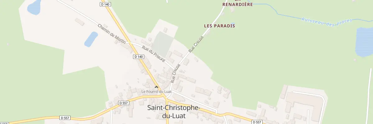 Plan du 5 Rue Creuse à Évron