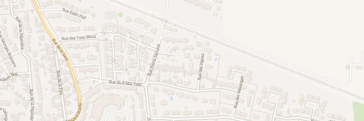Plan du 16 Imp de Verrières à Trélazé