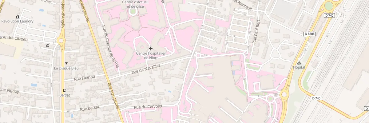 Plan du 36 Rue de Navailles à Niort