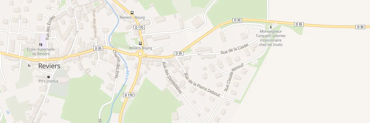 Plan du 2B Rue de la Cavée à Reviers