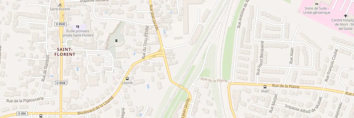 Plan du 147 Rue Jean Jaurès à Niort