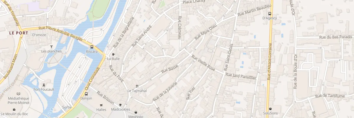 Plan du 8 Rue Crémeau à Niort