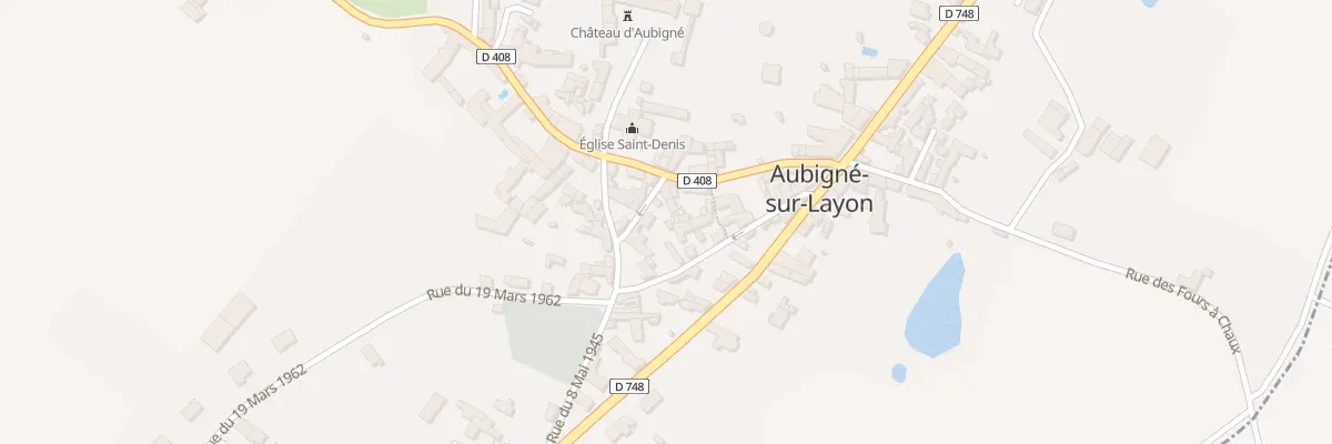 Plan du 3 Rue Flandres Dunkerque à Aubigné-sur-Layon