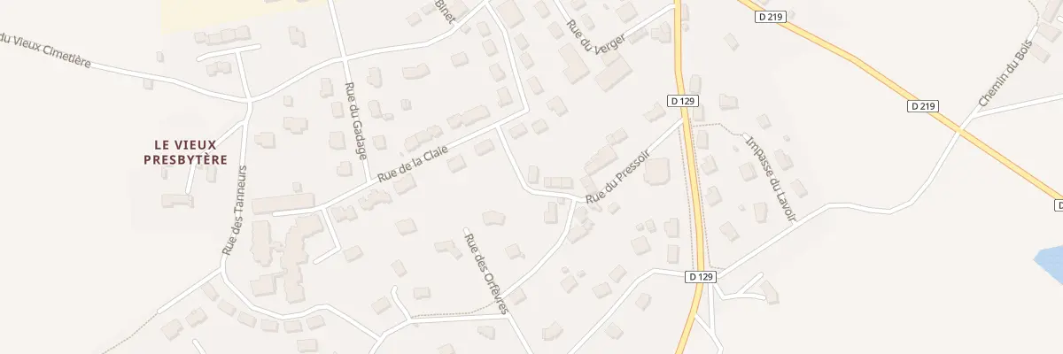 Plan du 1 Rue du Pressoir au Horps
