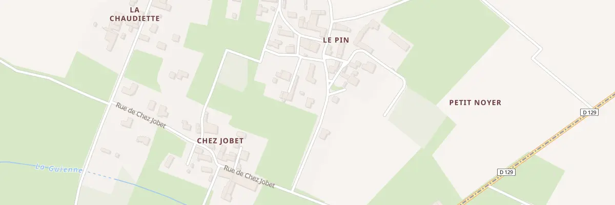 Plan du 11 Rte du Pin à Nantillé