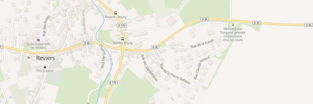 Plan du 2 Rue de la Cavée à Reviers