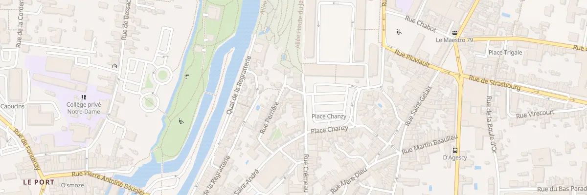Plan du 30 Pl Chanzy à Niort
