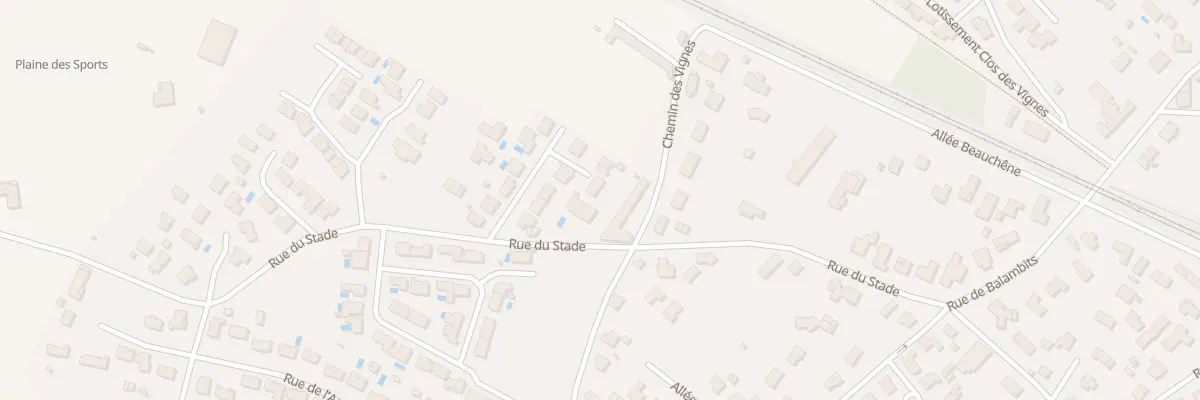 Plan du 17B Rue du Stade à Beautiran