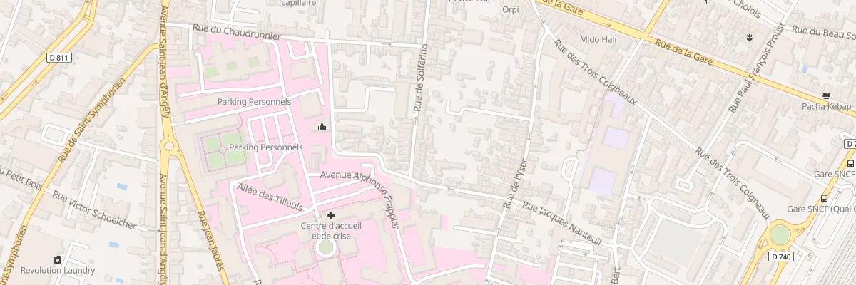 Plan du 30B Rue du Treillot à Niort