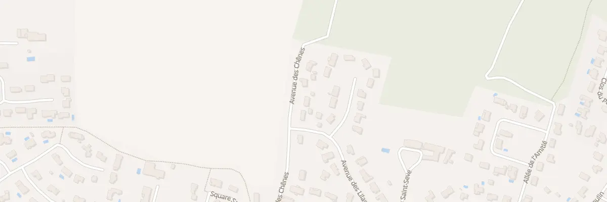 Plan du 17 Av des Chenes à Cénac