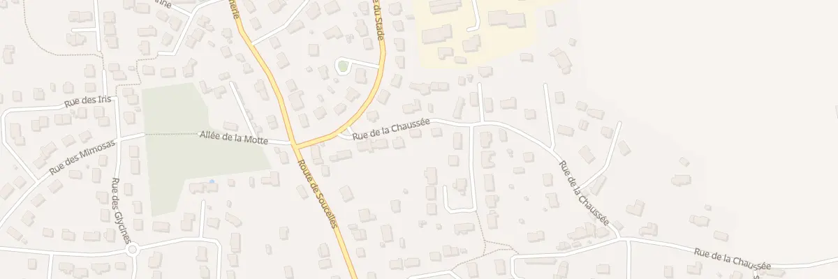 Plan du 9 Rue de la Chaussée à Tiercé