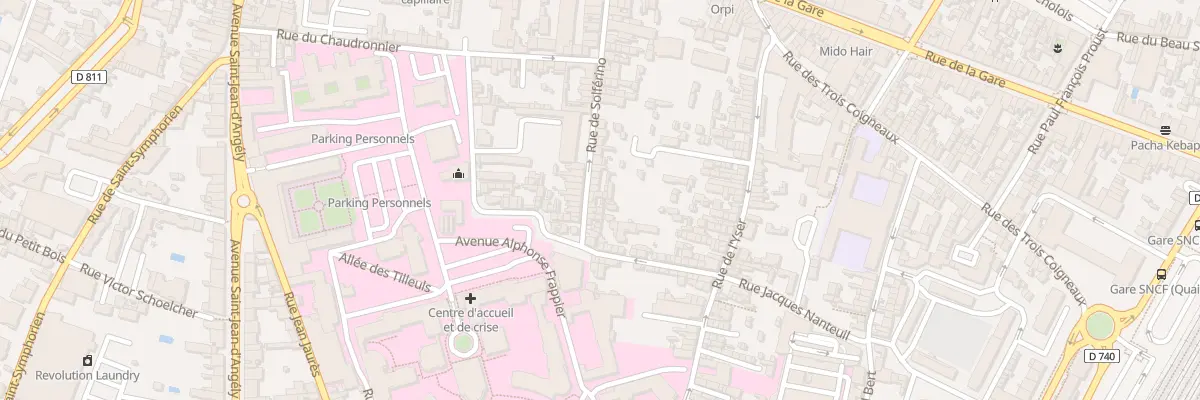 Plan du 30 Rue du Treillot à Niort