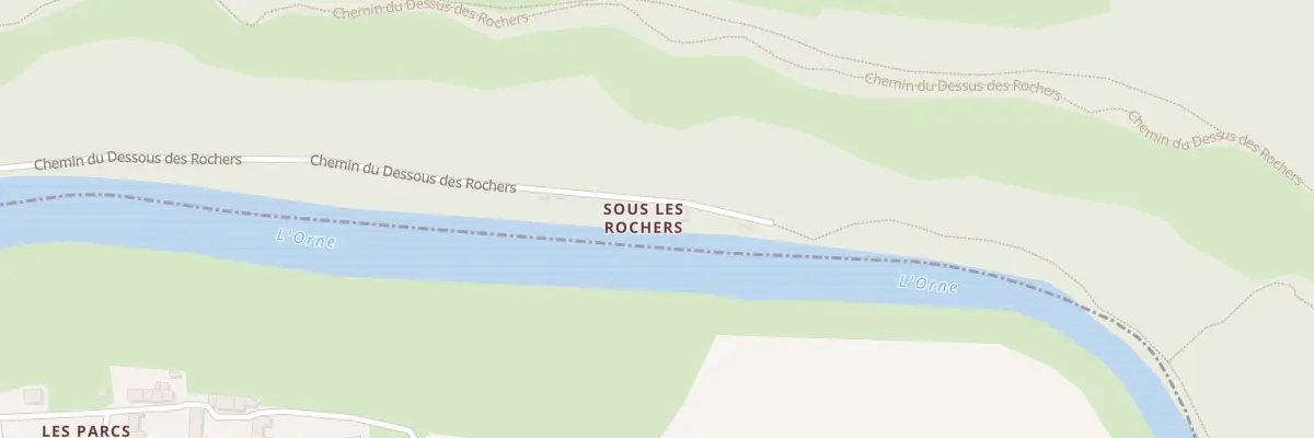 Plan du 5061 Sous les Rochers au Vey