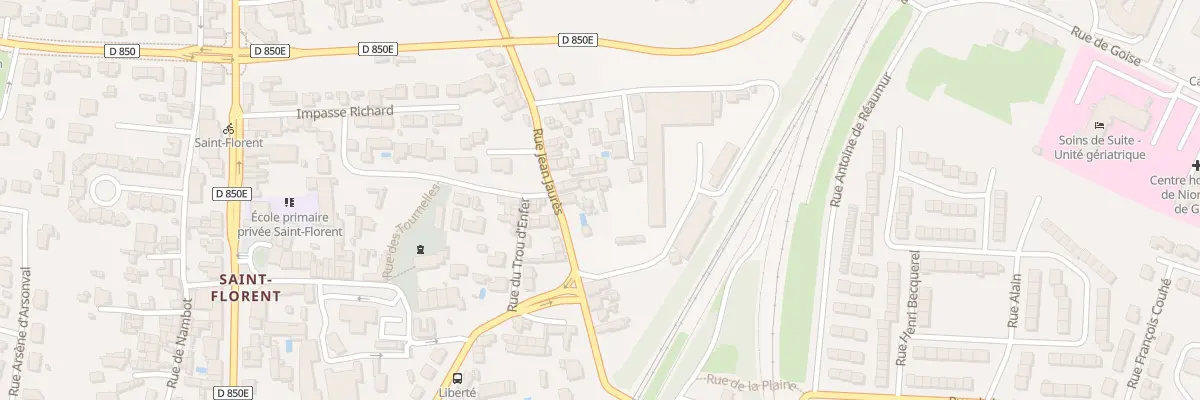 Plan du 133D Rue Jean Jaurès à Niort