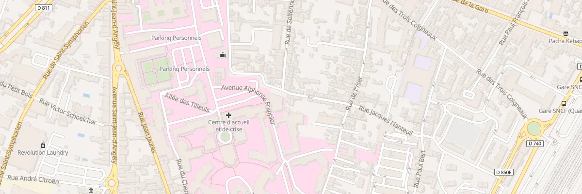 Plan du 25 Rue du Treillot à Niort