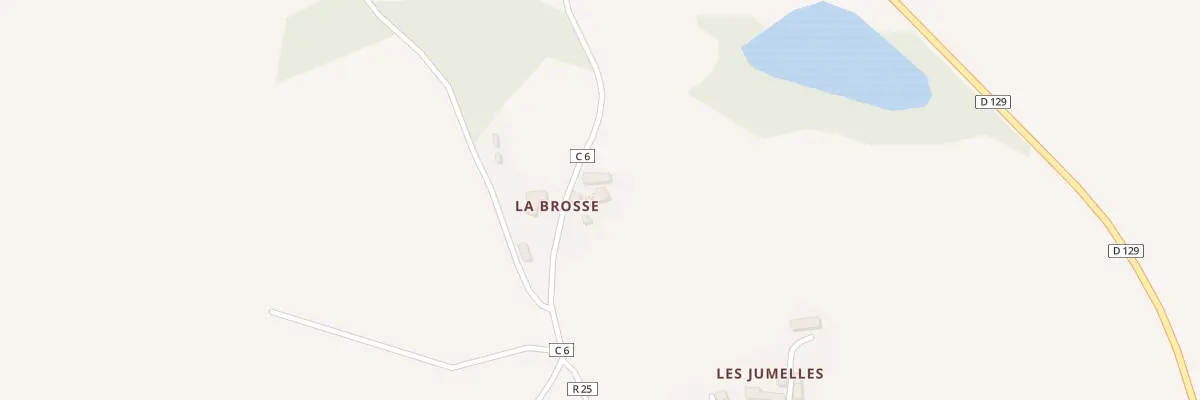 Plan du 1 Che de la Brosse au Horps