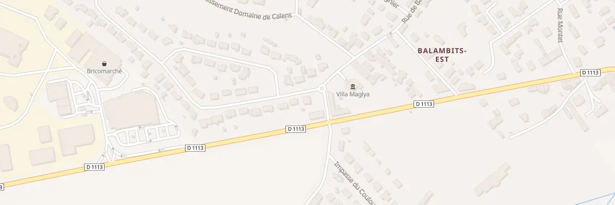 Plan du 4 Rue de Calens à Beautiran