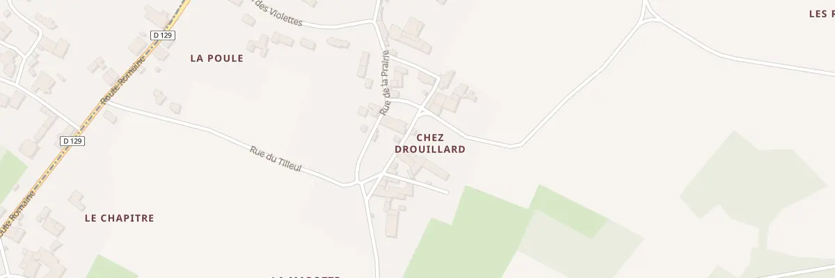 Plan du 8 Rte de Chez Drouillard à Bercloux