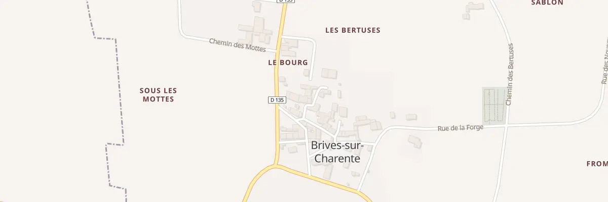 Plan du 1 Imp du Four à Brives-sur-Charente