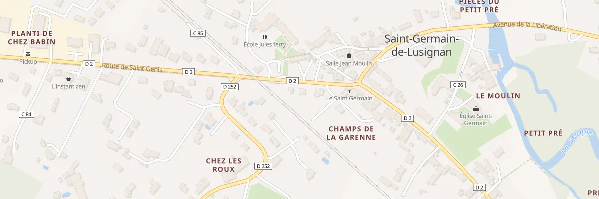 Plan du 2 Av de l’Europe à Saint-Germain-de-Lusignan